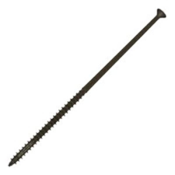 Ktx Cutter Deck Screw, #10 x 6 in, Stainless Steel, Flat Head, Square Drive, 500 PK 0.FSC10600UN27 - main